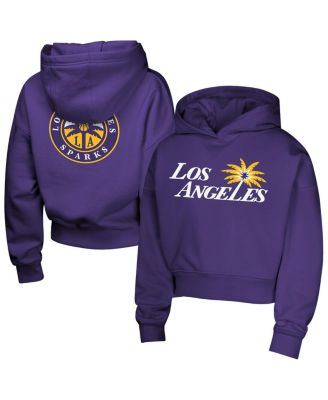 Outerstuff - Big Girls Purple Los Angeles Sparks Closer Pullover Hoodie