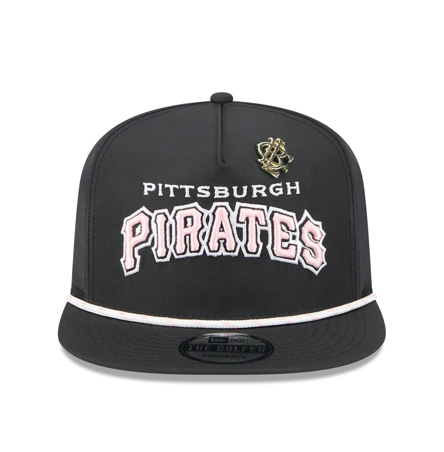 Мужская кепка New Era Black Pittsburgh Pirates 2025 Big League Chew Golfer Snapback Hat — фото 5