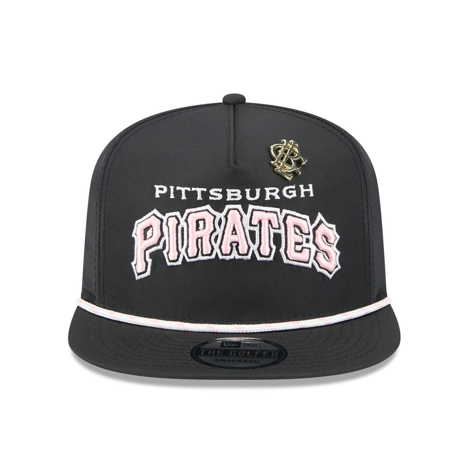 Men's Black Pittsburgh Pirates 2025 Big League Chew Golfer Snapback Hat