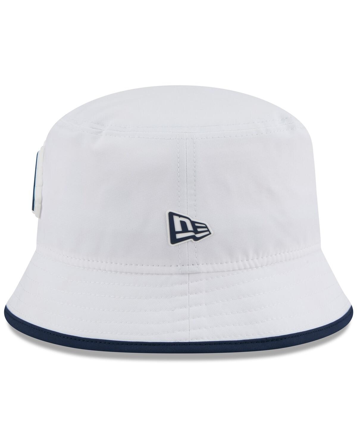 New Era Men's White Denver Broncos 2025 Nfl Training Camp Stretch Bucket Hat In White