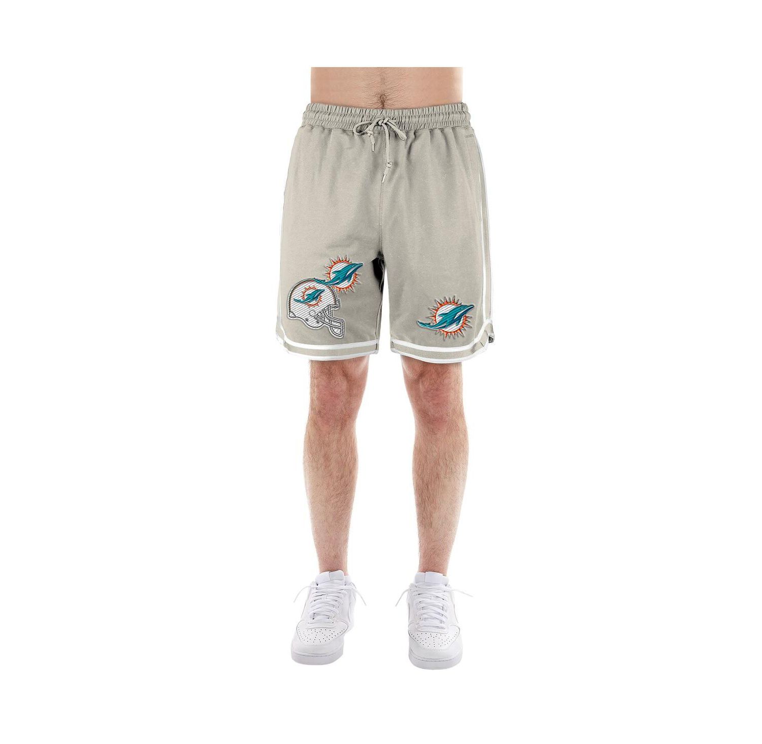 Men's Light Beige Miami Dolphins Stone Multi Patch Shorts