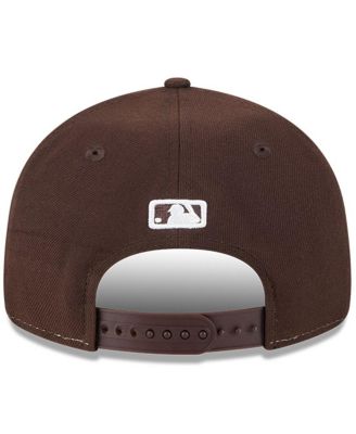 Men's Brown/Gold San Diego Padres Baseball Hall of Fame Retro Crown 9FIFTY Adjustable Hat