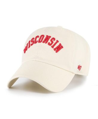 '47 Brand - Men's Sand Wisconsin Badgers Vault clean up Adjustable Hat