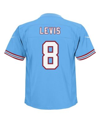 Toddler Will Levis Light Blue Tennessee Titans Alternate Oilers Throwback Game Jersey