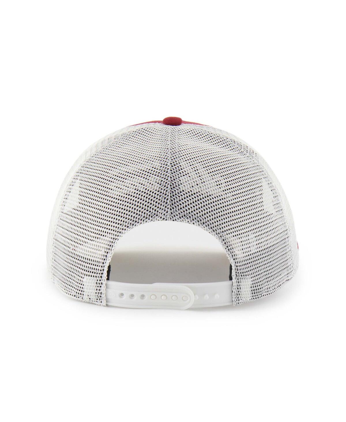47 Brand Men's And Women's Crimson Alabama Crimson Tide Contemporary Basics Foundation Trucker Hitch Adjustab In Multi