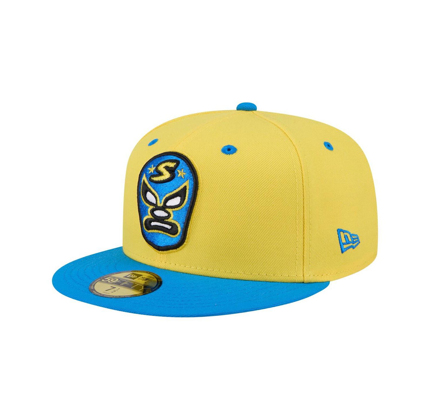 Men's Yellow/Blue Sacramento River Cats Copa de la Diversion 59FIFTY Fitted Hat