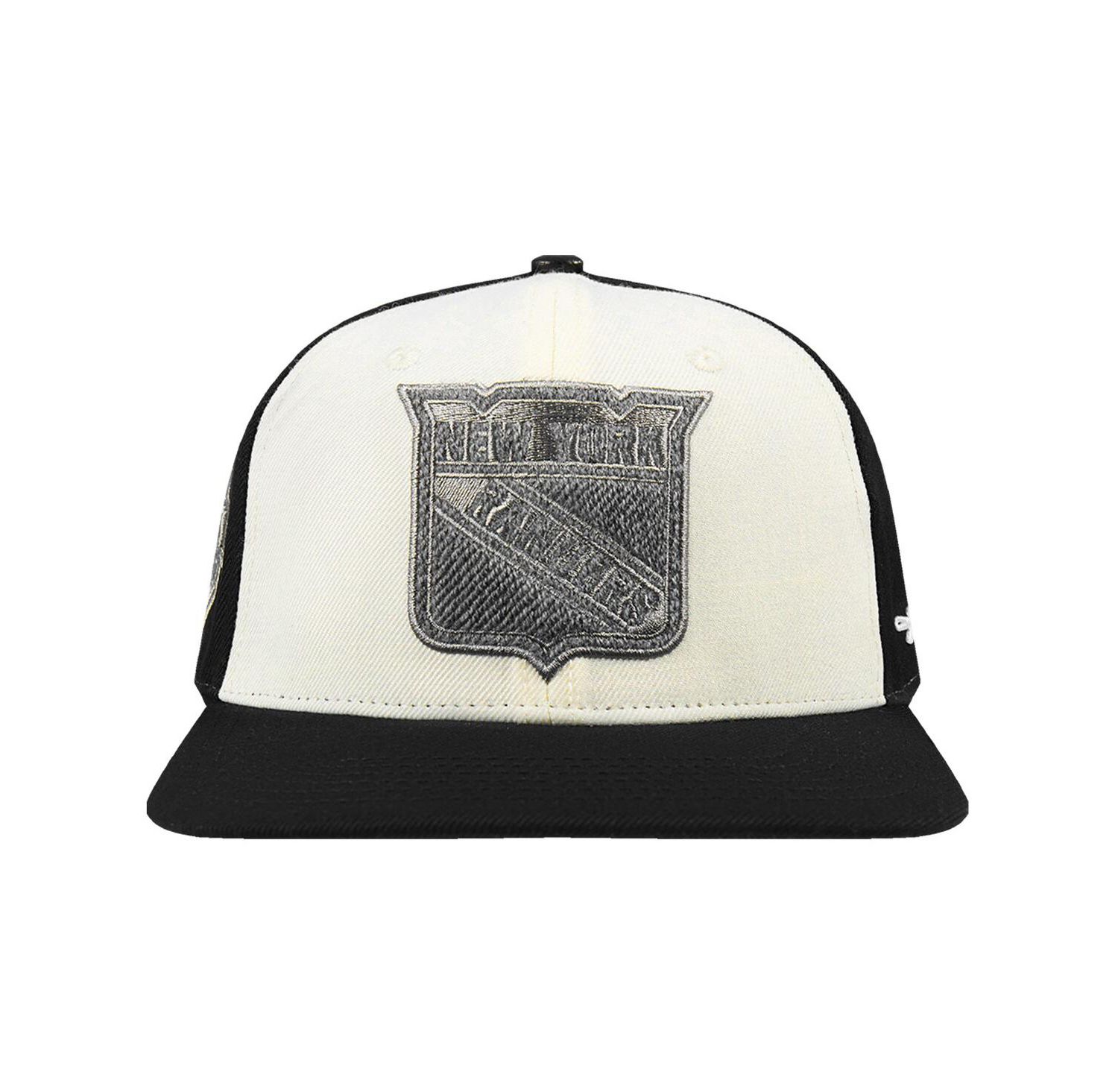 Men's Cream New York Rangers French Terry Snapback Hat