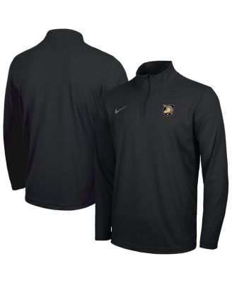 Nike - Men's Black Army Black Knights Intensity Performance Quarter-Zip Pullover Sweatshirt