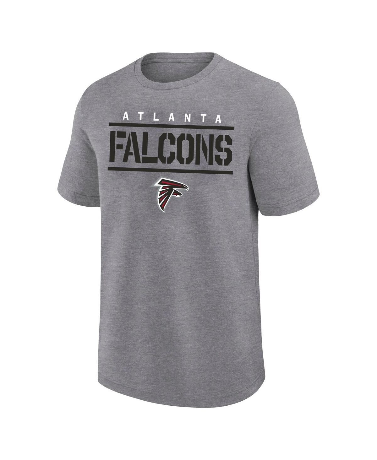 Fanatics Men's Heather Gray Las Vegas Raiders Big Tall Top Notch T-shirt In Gray