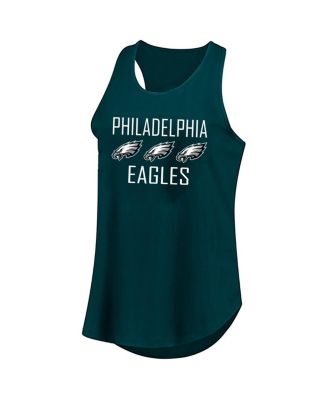 Women's&nbsp;Jalen Hurts Green Philadelphia Eagles Plus Size Name Number Tank Top