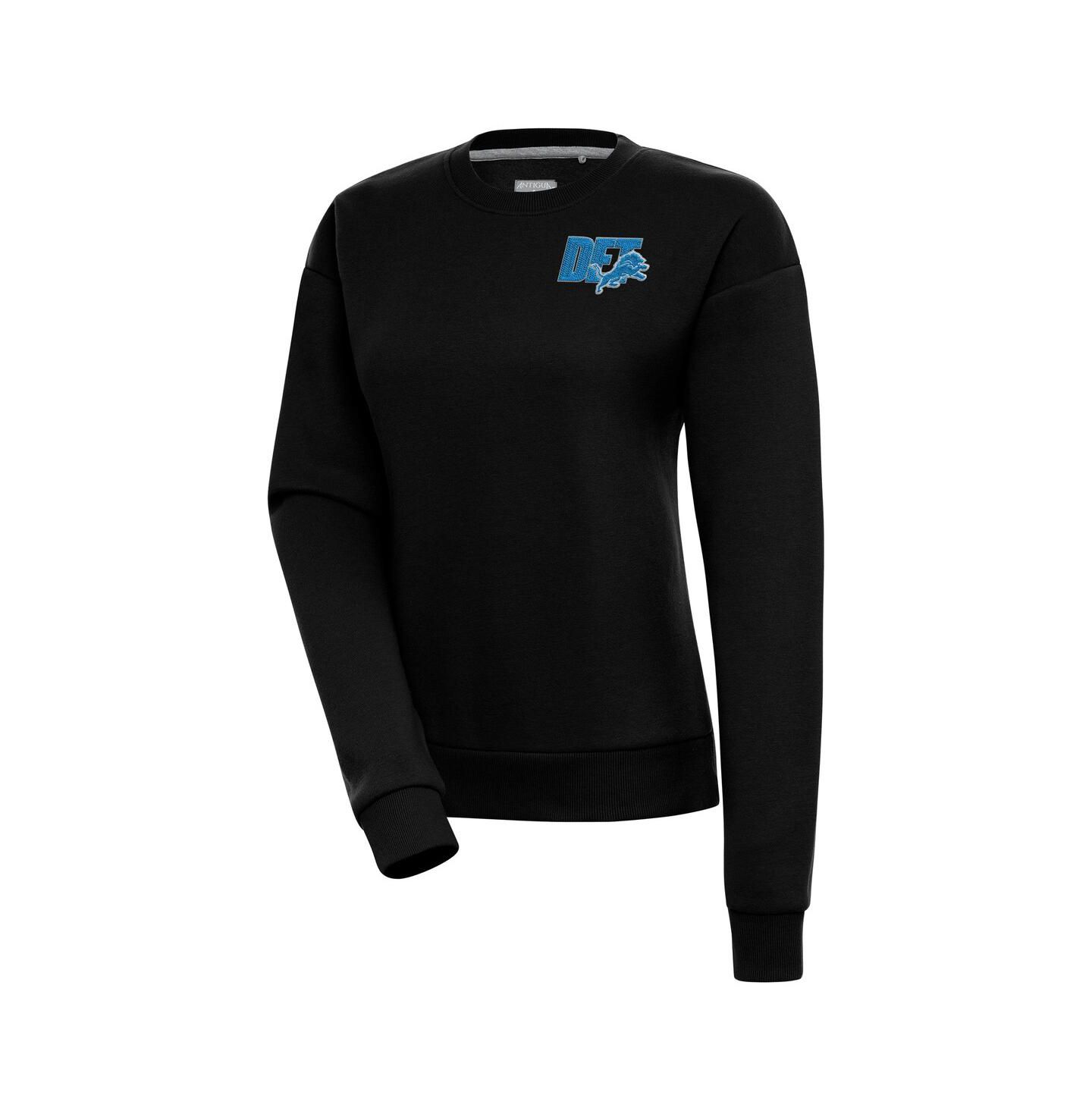 Женский свитшот Antigua Detroit Lions Victory, Black — фото 1
