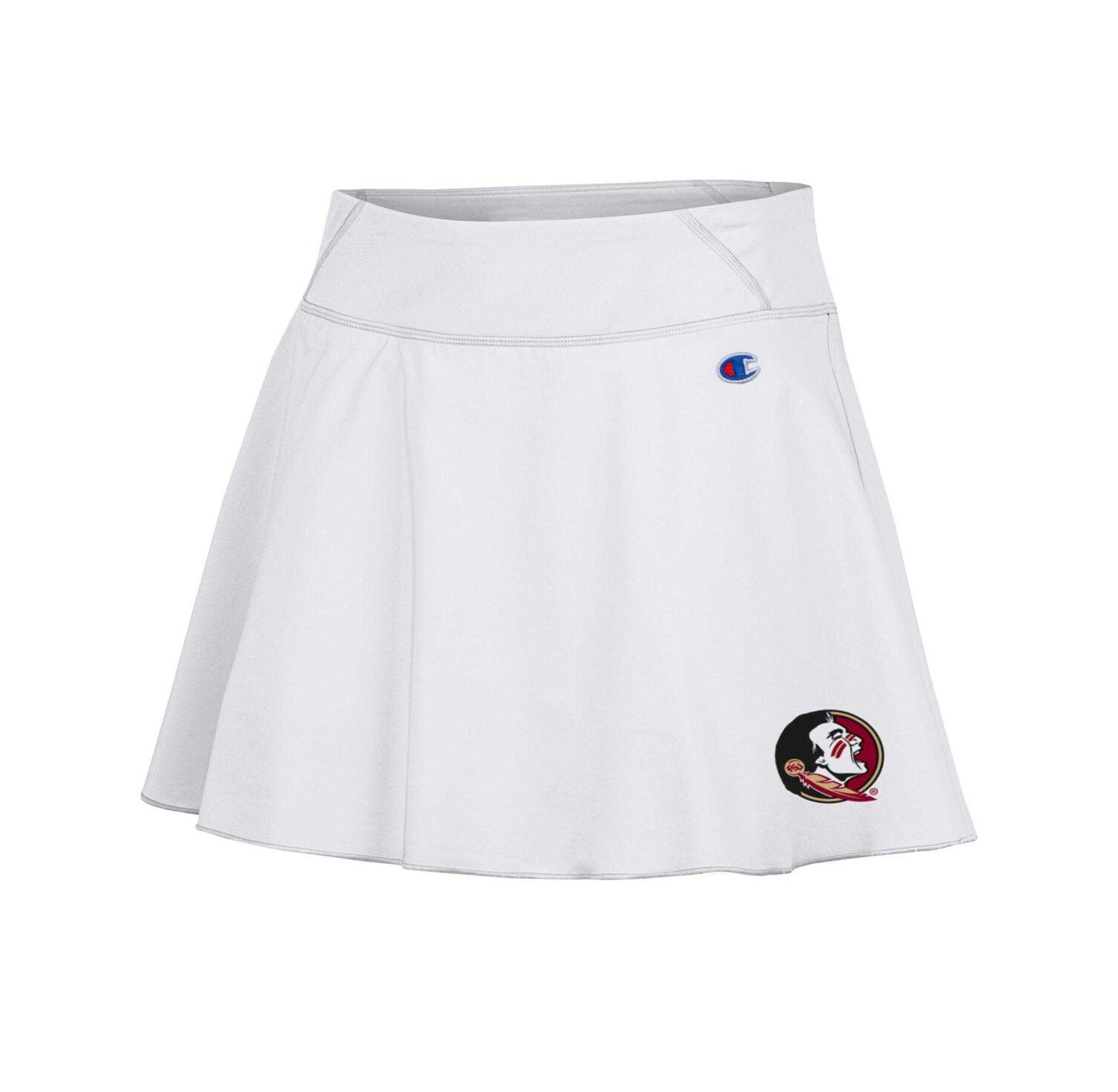 Women's White Florida State Seminoles Tailgate Soft Touch Skort