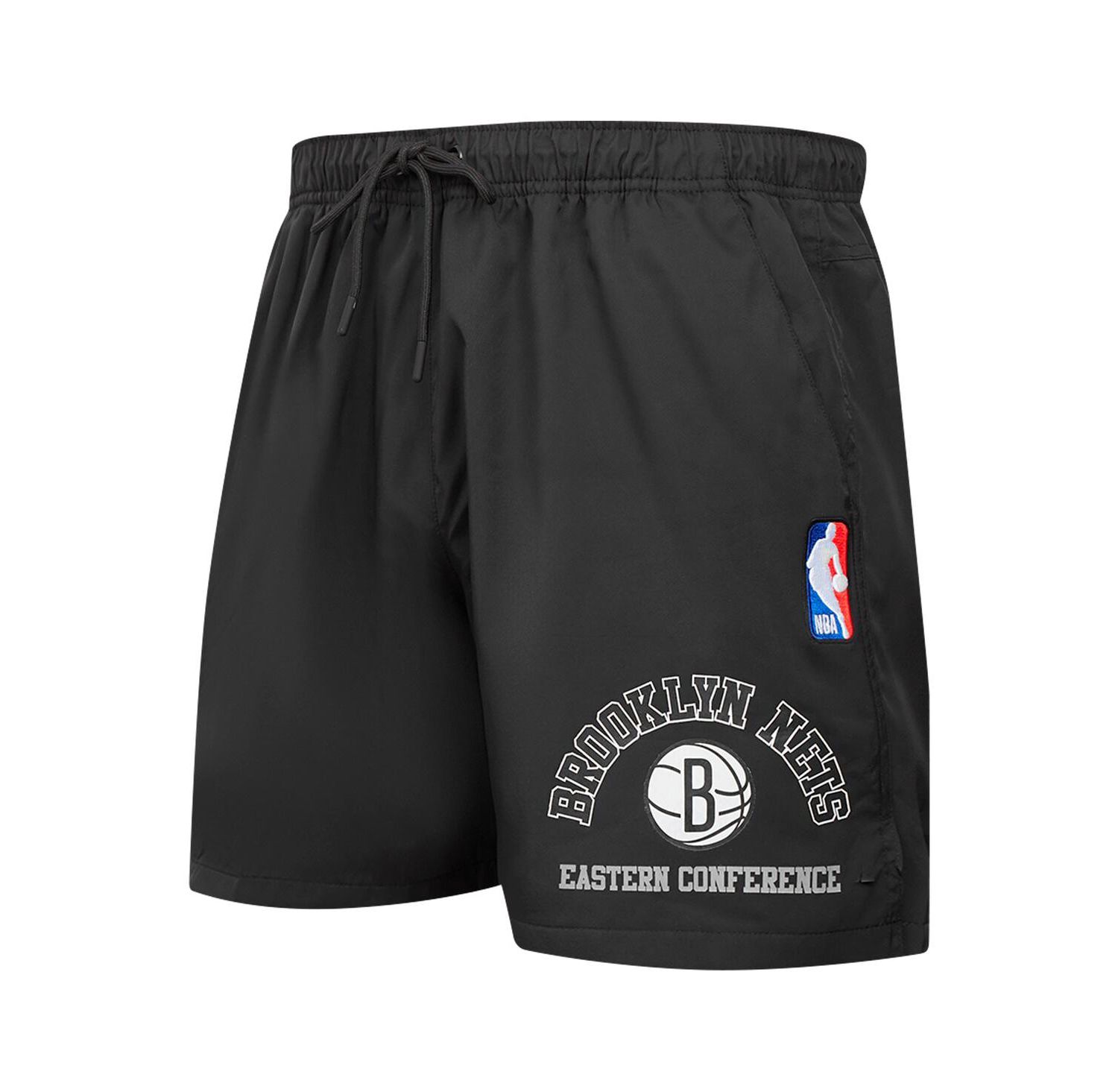 Men's Black Brooklyn Nets Area Code Shorts