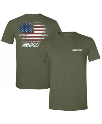 Checkered Flag Sports - Men's Green Merchandise Flag T-Shirt