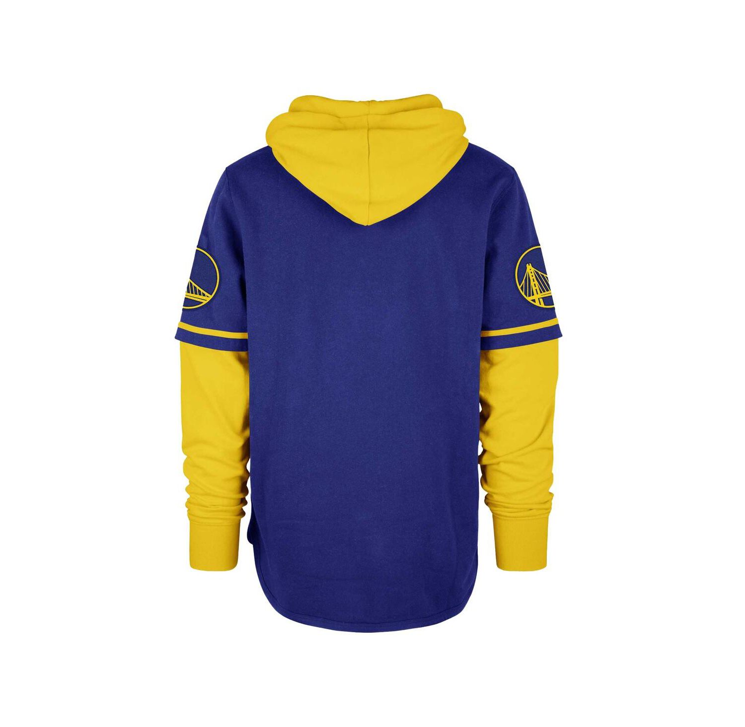 Men's Royal Golden State Warriors Trifecta Shortstop Pullover Hoodie