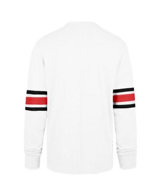 Men's White San Francisco 49ers Gridiron Premier Brex Long Sleeve T-Shirt