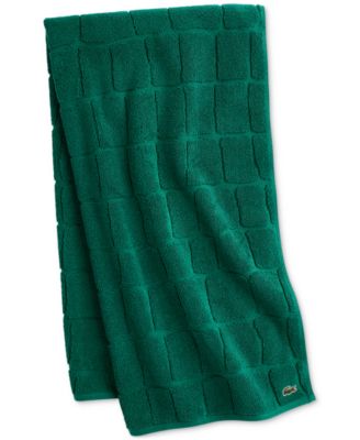 Heritage Croc Scale Cotton Hand Towel, 16" x 30"