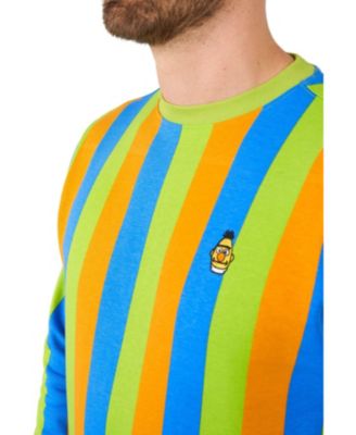 Men's Sweater - Official Sesame Street Sweatshirt - Bert - Multicolor