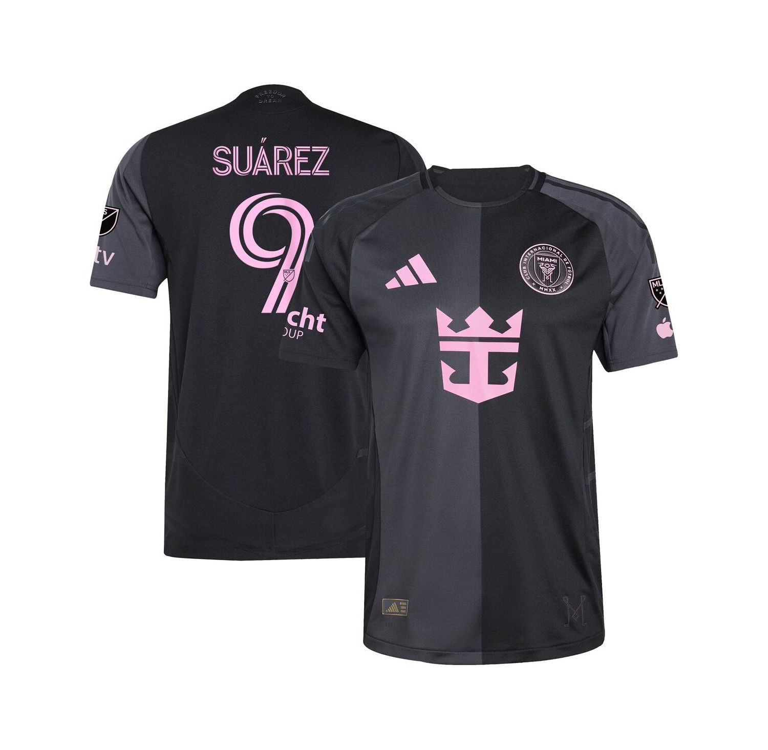 Men's Luis Suárez Black Inter Miami CF 2025 The Fortitude Kit Authentic Player Jersey