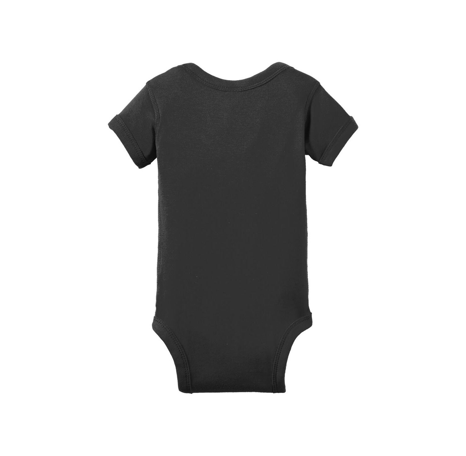 Baby Boys and Girls Black Neon Logo Bodysuit