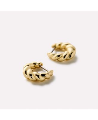 Twisted Hoop Earrings - Paris Mini
