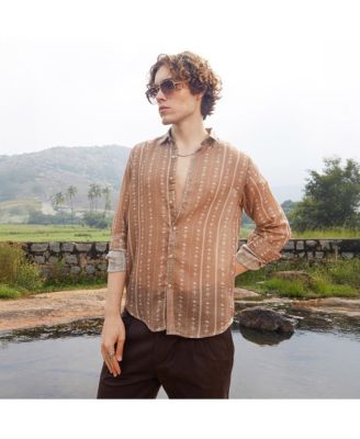 Men's Ethnic Imprint Shirt