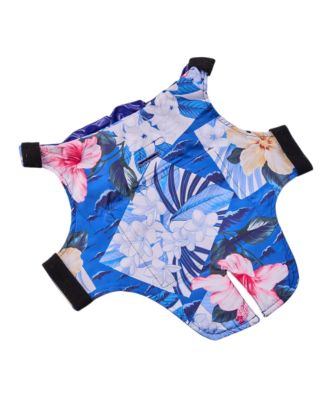 Tommy Bahama Pet Raincoat & Apparel Harness - Blue, 2XL