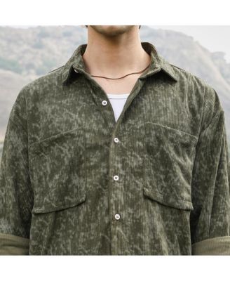 Men's Faded Corduroy Oversized Shirt