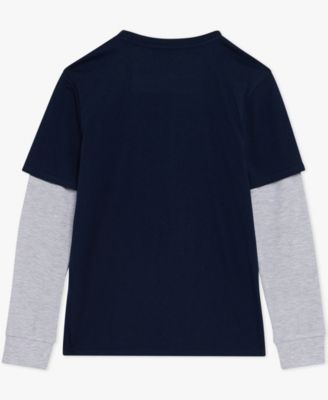 Big Boys Layered-Look Graphic T-Shirt 