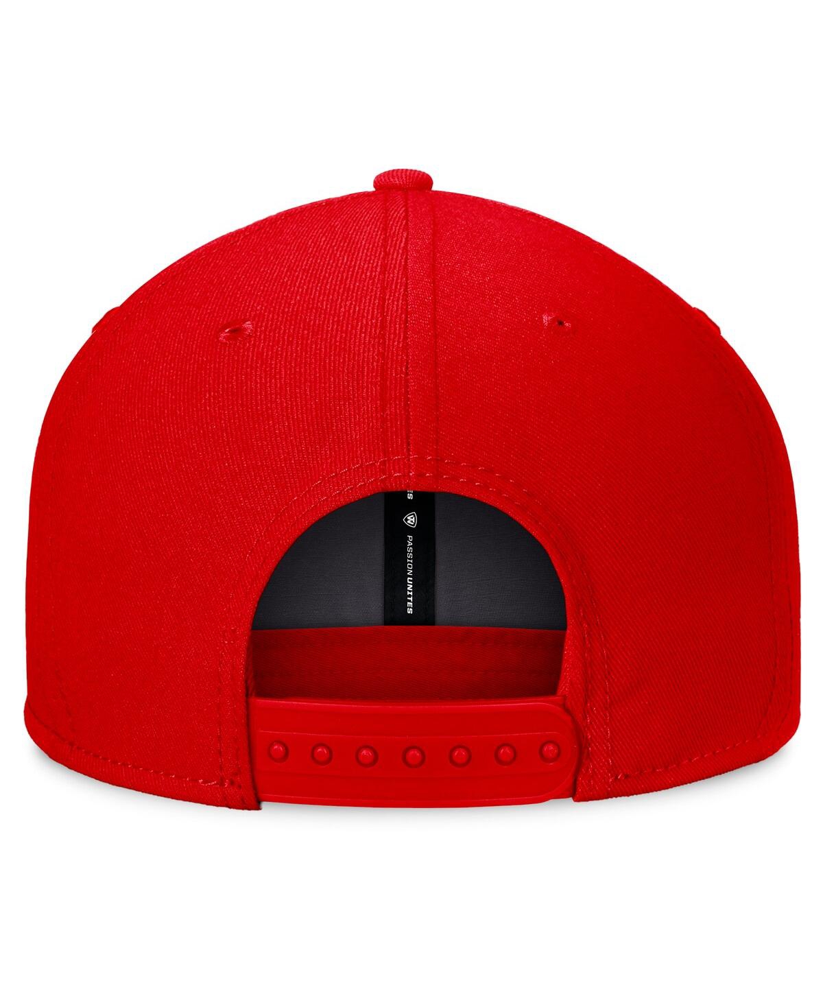 Top Of The World Men's Red Nc State Wolfpack Fundamental Snapback Hat In Red