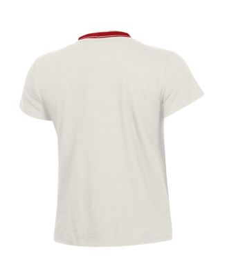 Women's White Wisconsin Badgers Iconic T-Shirt