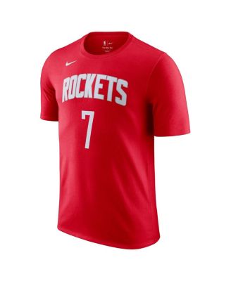 Men's Kevin Durant Red Houston Rockets Icon Edition Name Number T-Shirt