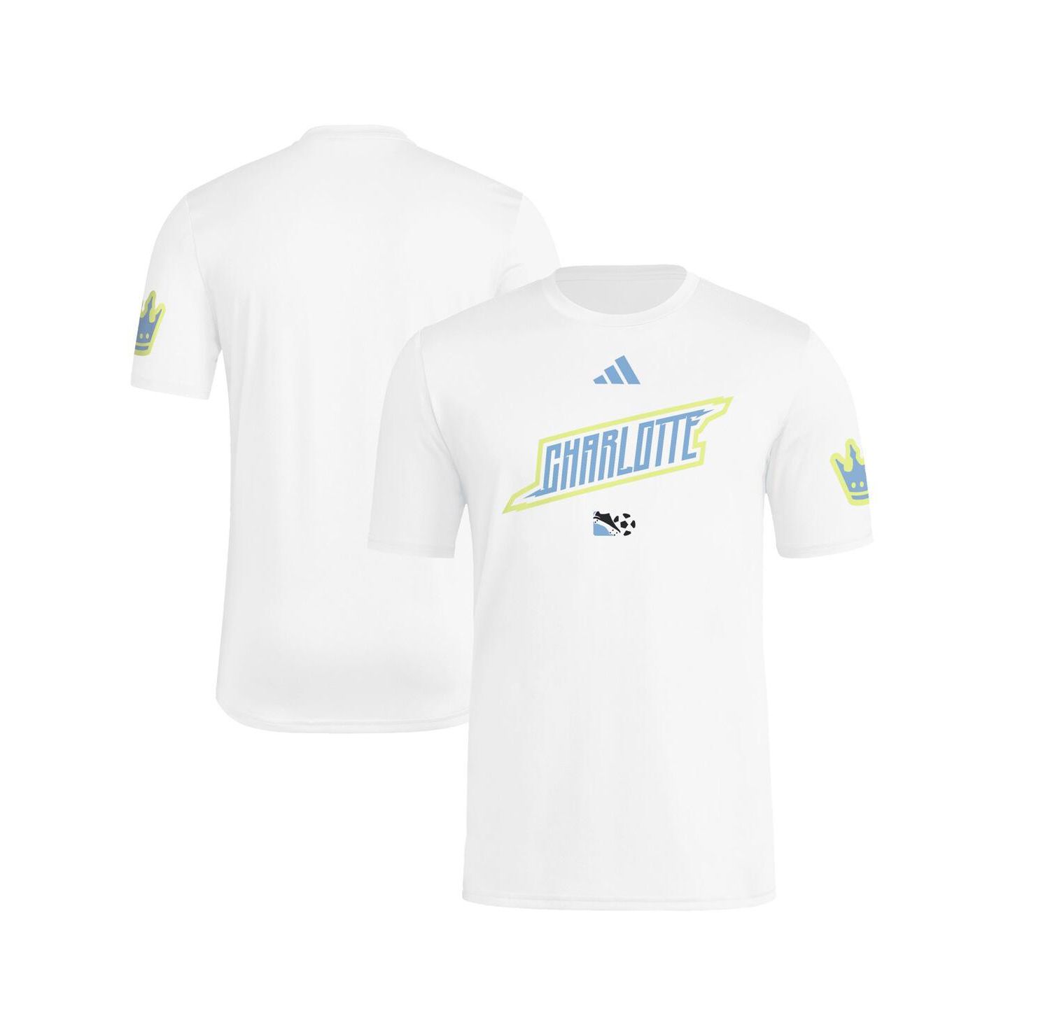 Men's White Charlotte FC 2025 Archive Collection Jersey Hook T-Shirt