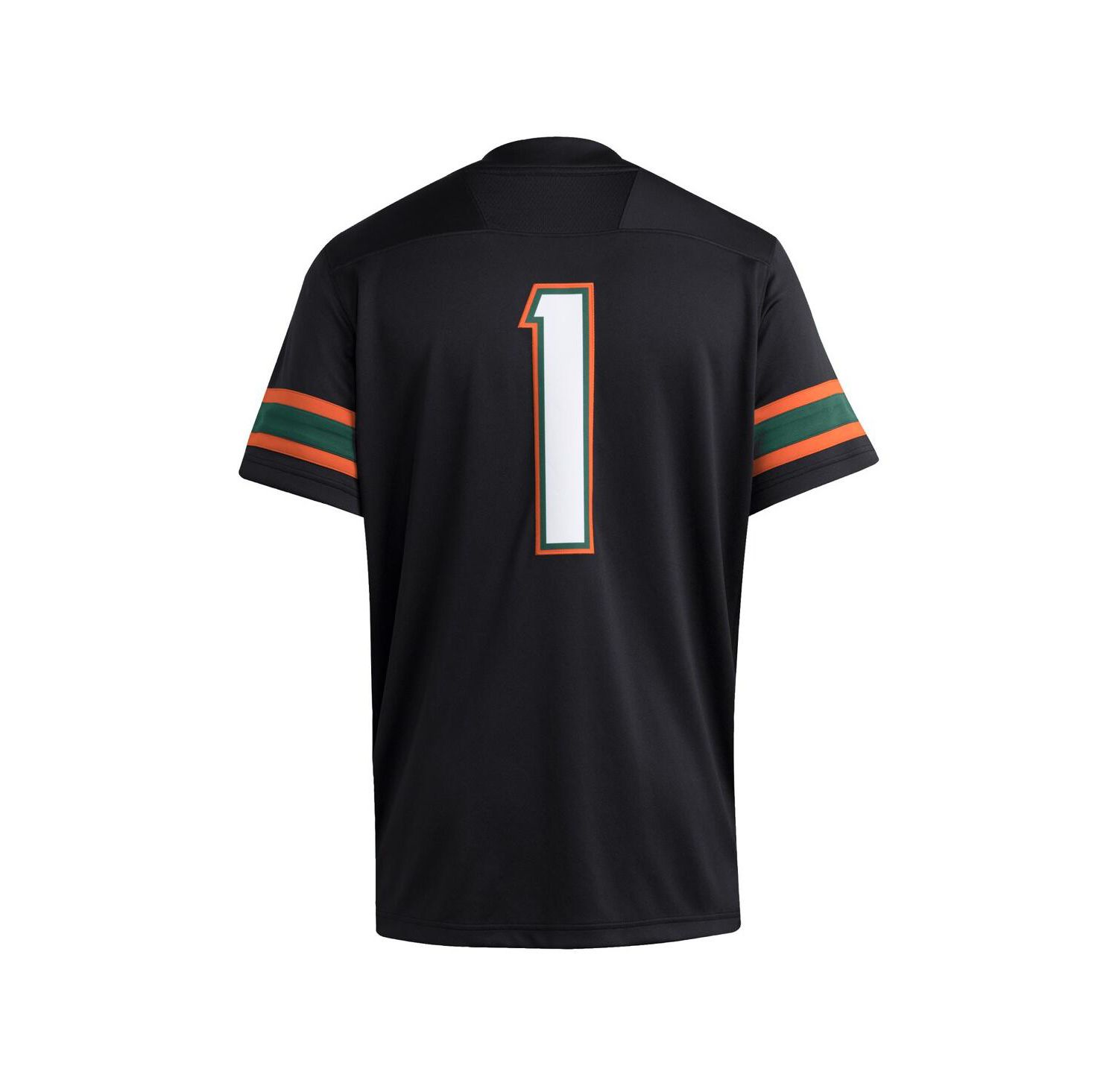 Men's 1 Black Miami Hurricanes Premier Jersey