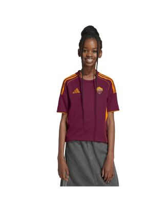 adidas - Big Boys and Girls Red AS Roma 2025/26 Home Replica Jersey