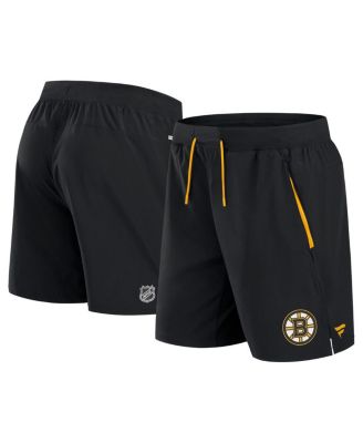 Fanatics - Men's Black Boston Bruins Authentic Pro Rink Performance Shorts