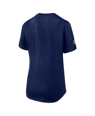 Women's Navy New York Rangers Authentic Pro Rink Tech T-Shirt