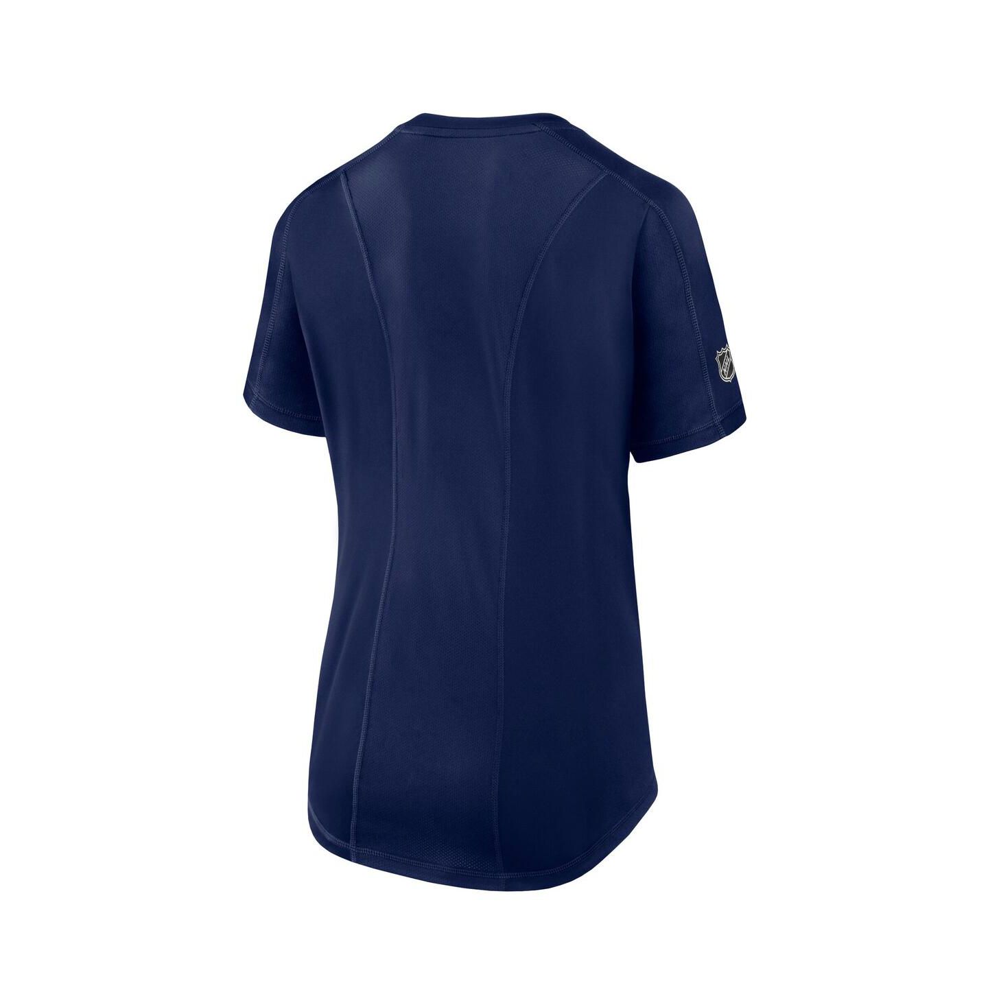 Женская футболка Fanatics Navy New York Rangers Authentic Pro Rink Tech — фото 2
