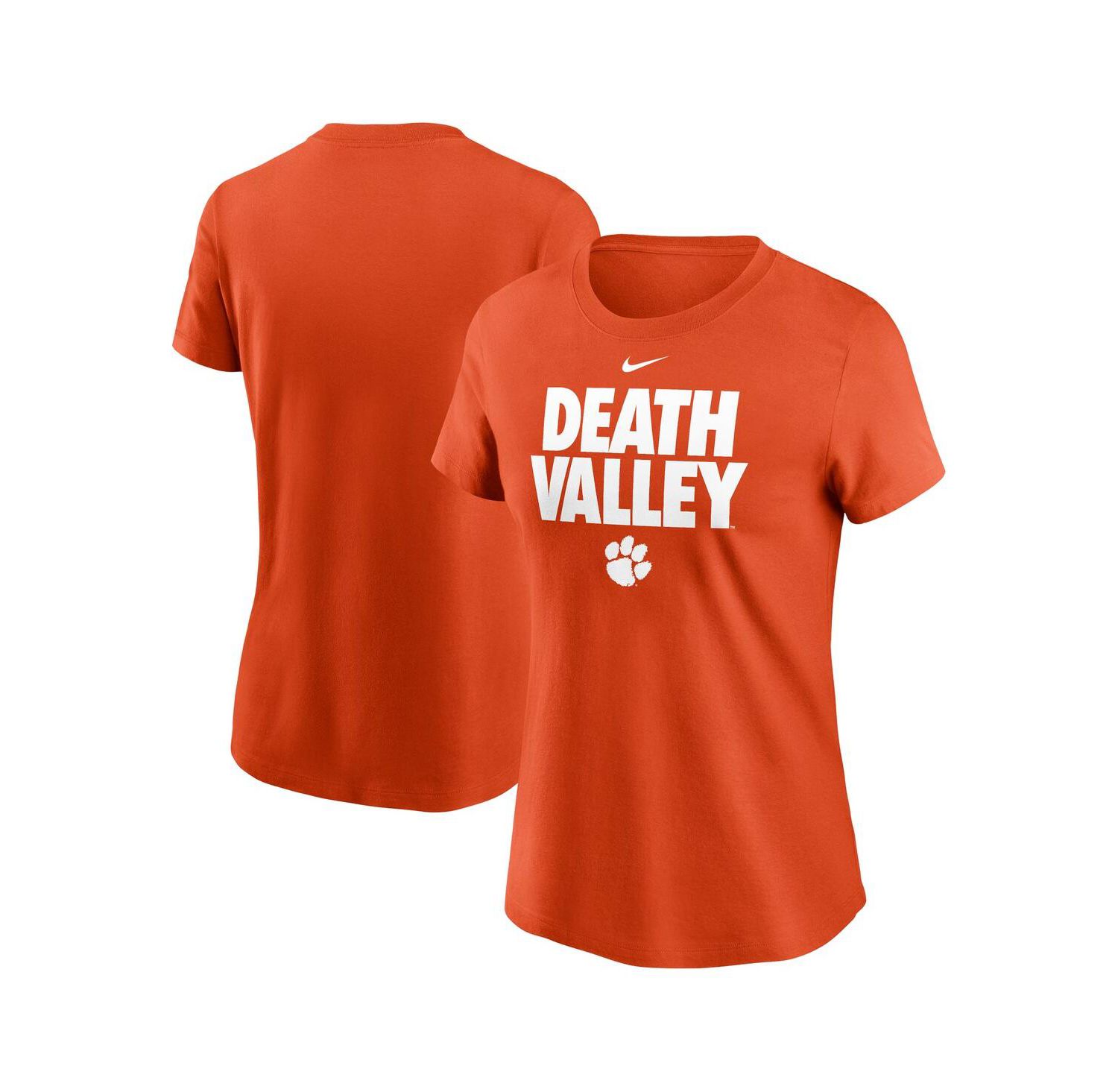 Women's Orange Clemson Tigers Local Ultimate Chant T-Shirt