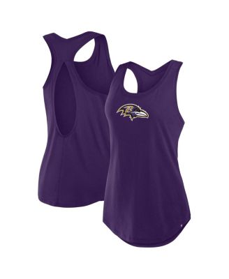 Fanatics - Women's Purple Baltimore Ravens Iron Fan Tank Top