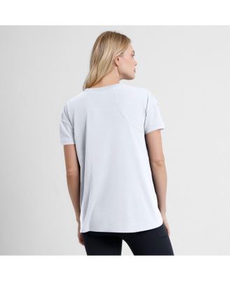 Women's White Colorado Rockies 2025 City Connect Flowy Fashion Tri-Blend Performance T-Shirt