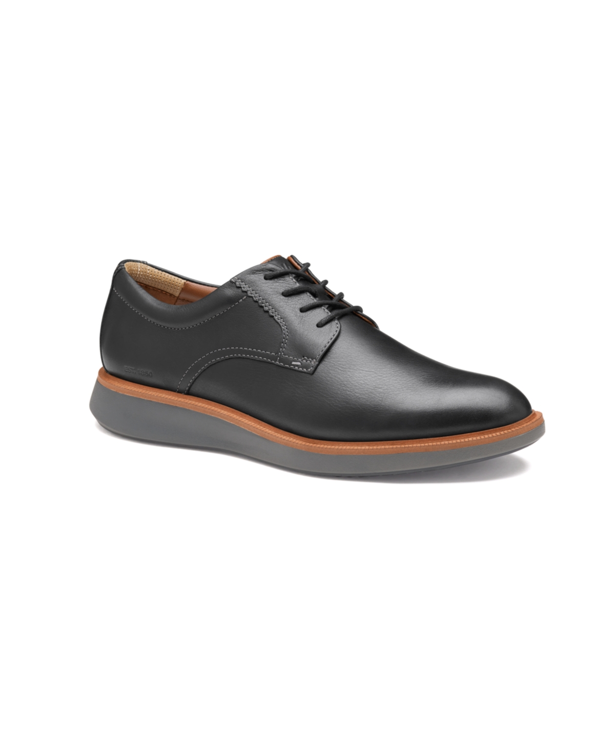Johnston & Murphy Men's Parker Plain Toe Shoe In Black
