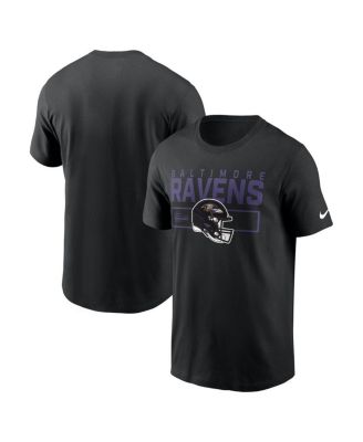 Nike - Men's Black Baltimore Ravens Primetime Helmet Essential T-Shirt