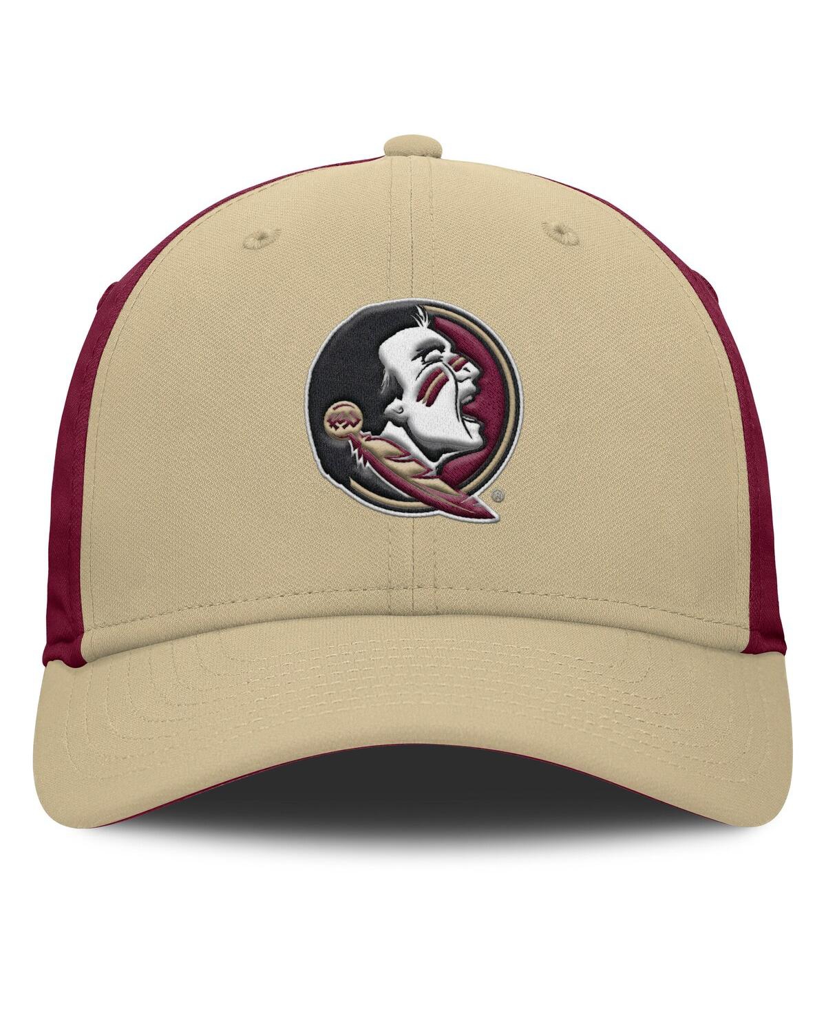 Nike Men's Gold/garnet Florida State Seminoles 2025 Sideline Rise Local Performance Flex Hat