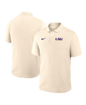 Nike - Men's Tan LSU Tigers Primary Logo Victory Performance Polo Shirt