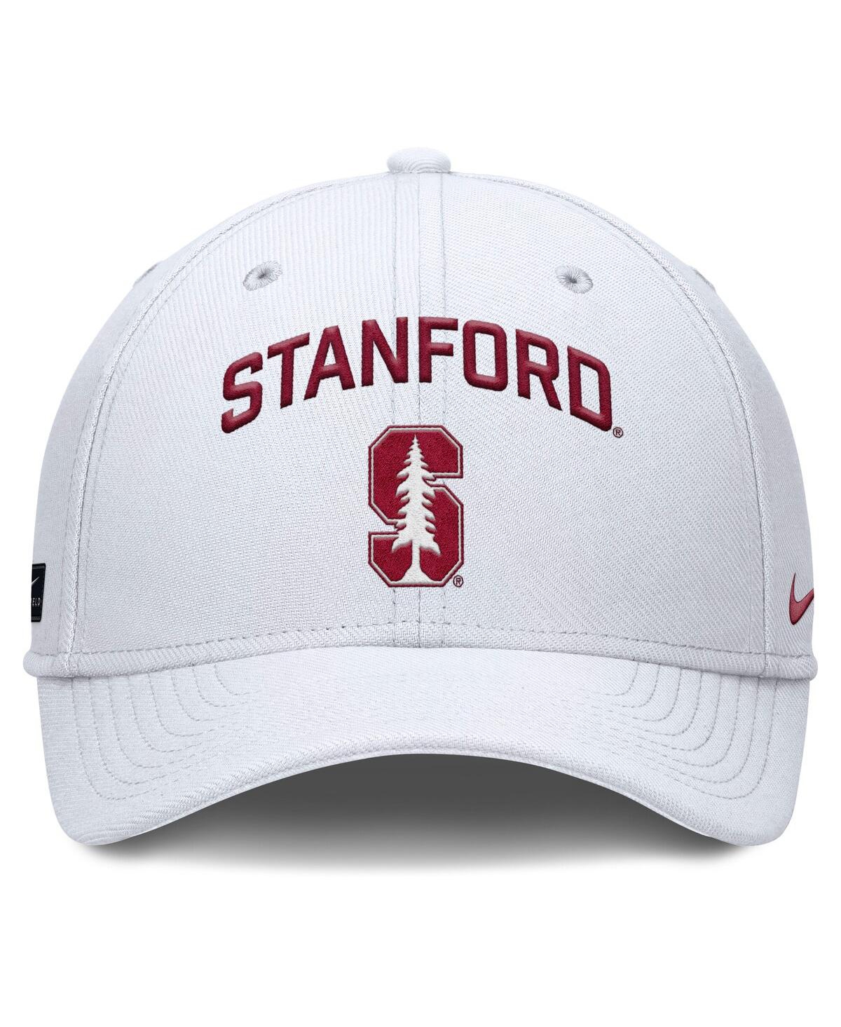 Nike Men's White Stanford Cardinal 2025 On-field Rise Performance Flex Hat In White