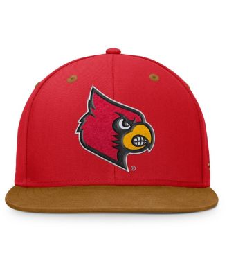 Men's Red/Brown Louisville Cardinals NoBo Fitted Hat