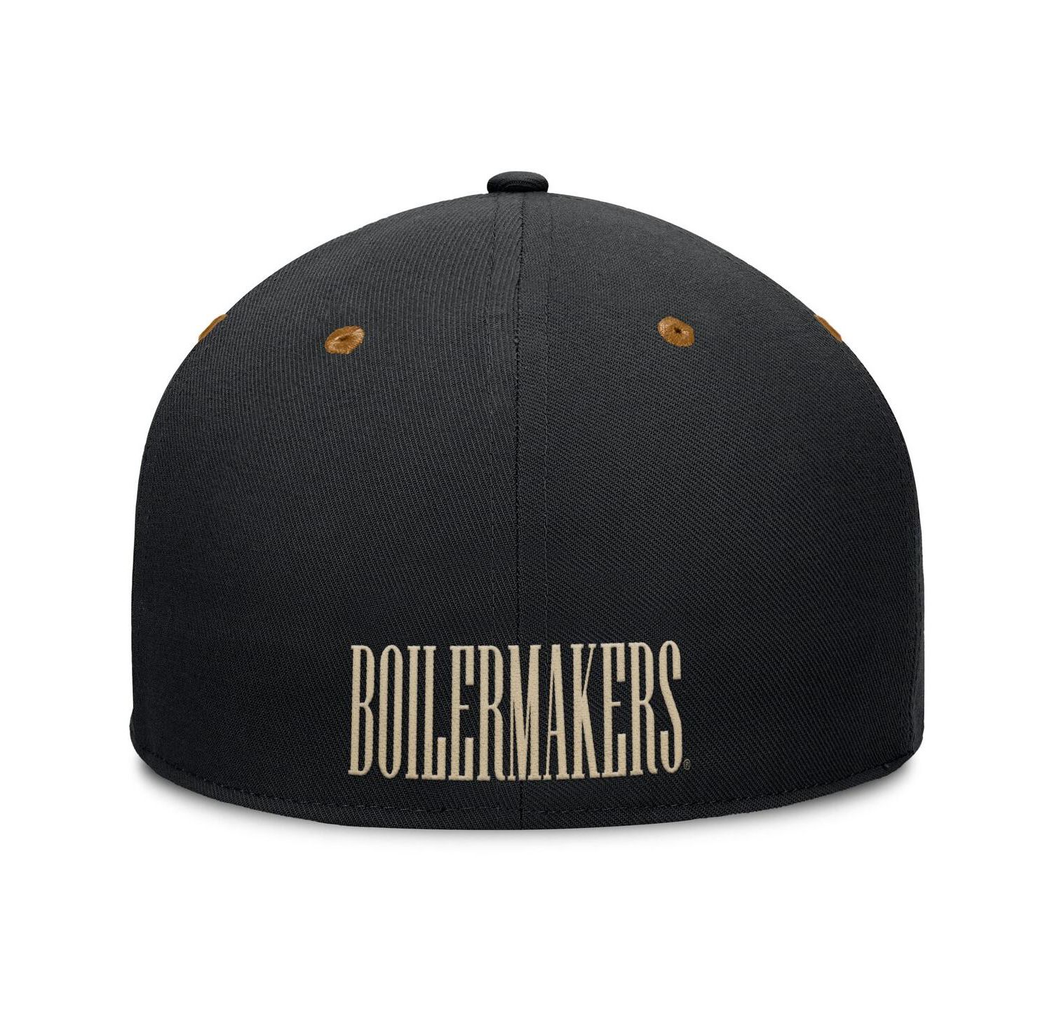 Men's Black/Brown Purdue Boilermakers NoBo Fitted Hat