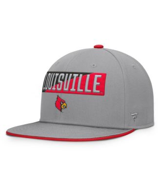 Fanatics - Men's Gray Louisville Cardinals Duo Snapback Hat