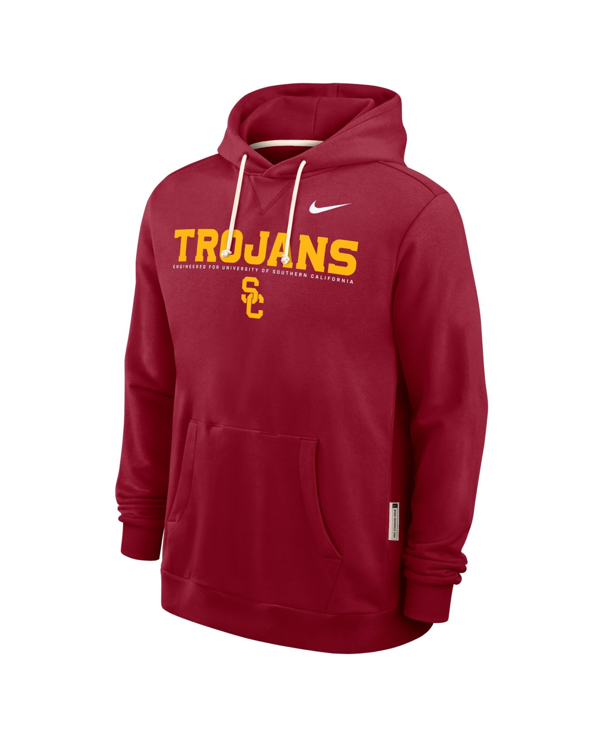 Nike Cardinal Usc Trojans 2025 Sideline Standard Issue Dri-fit Hoodie In Red